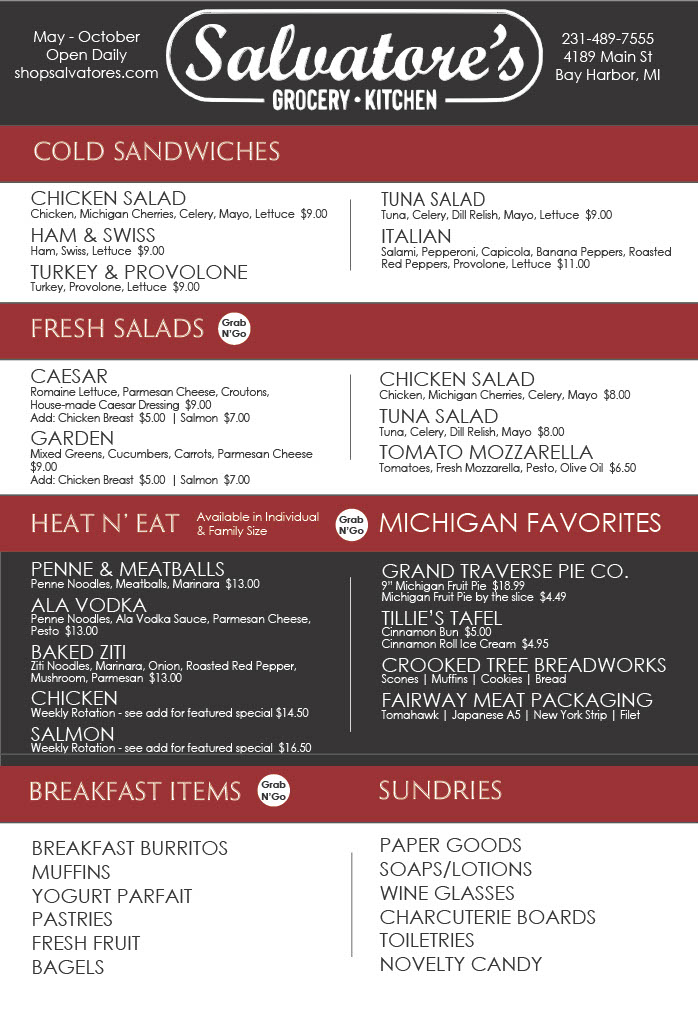 Salvatore's Grocery Kitchen – Your Neighborhood Grocery